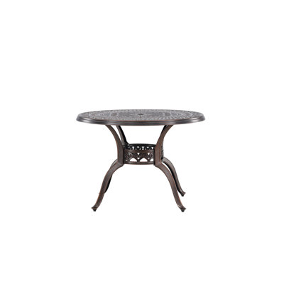 Caerlaverock Round Outdoor Coffee Table - 100 cm W 100 cm D