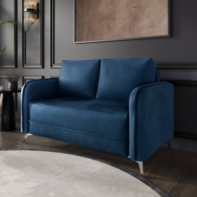 Belmont Velvet Upholstered Loveseat