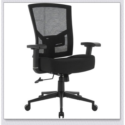 Fauteuil de bureau grande taille pouvant supporter jusqu'à 272 kg, avec soutien lombaire et assise ergonomique en maille pour un confort optimal pendant huit heures de travail.