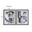 Uttermost Winterland Abstract - Ensemble de 2 reproductions de cadres photo