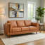 Valencia 88" Valencia Leather Sofa, Valencia-1416028972