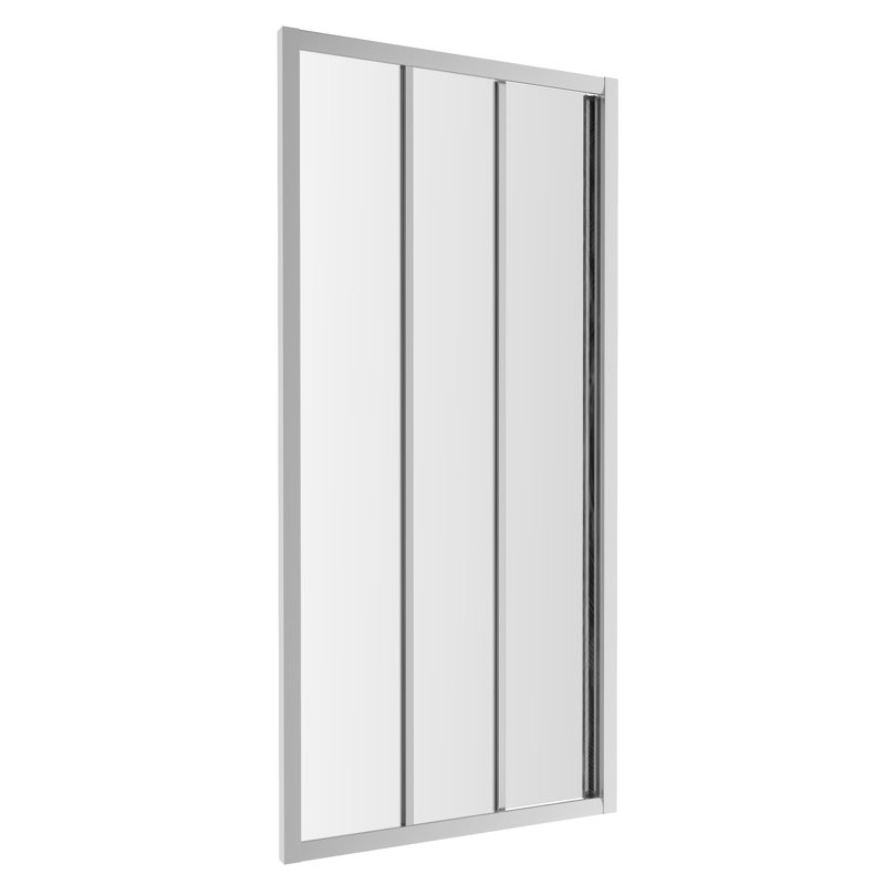 Bridgeway 800mm W x 1850mm H Single Added Framed Shower Door with Glass
