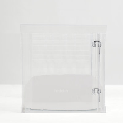 Petite cage pour animal de compagnie avec loquet argenté