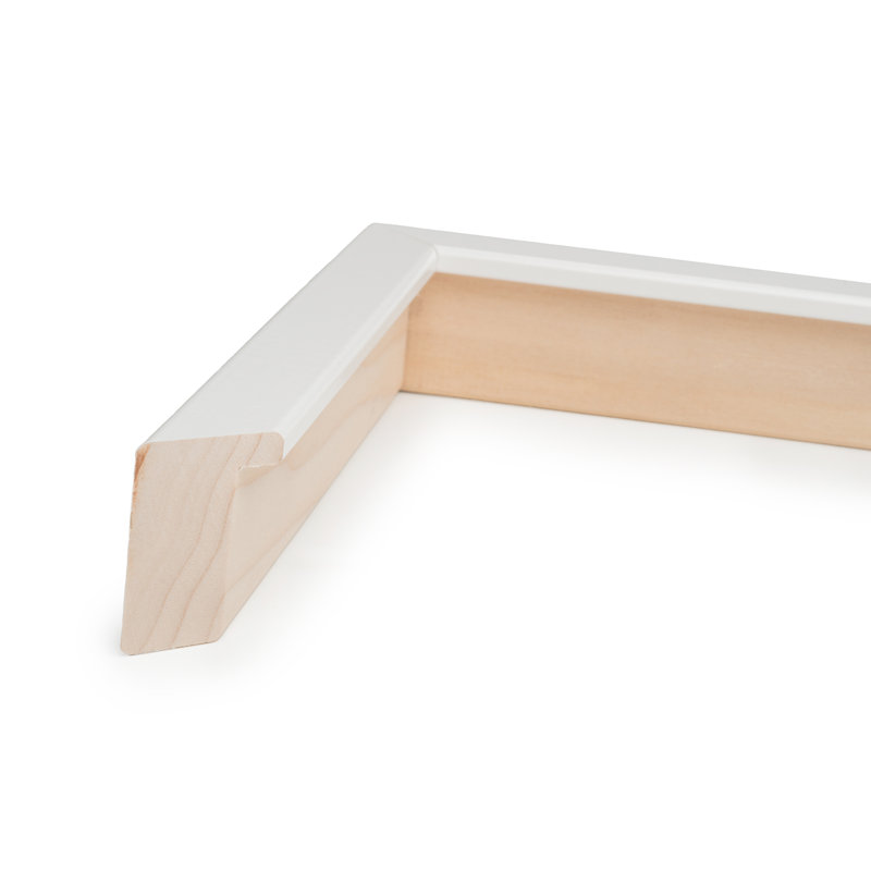Cadre photo Castiglia, 8 po x 10 po emmêlé à 5 po x 7 po, Blanc