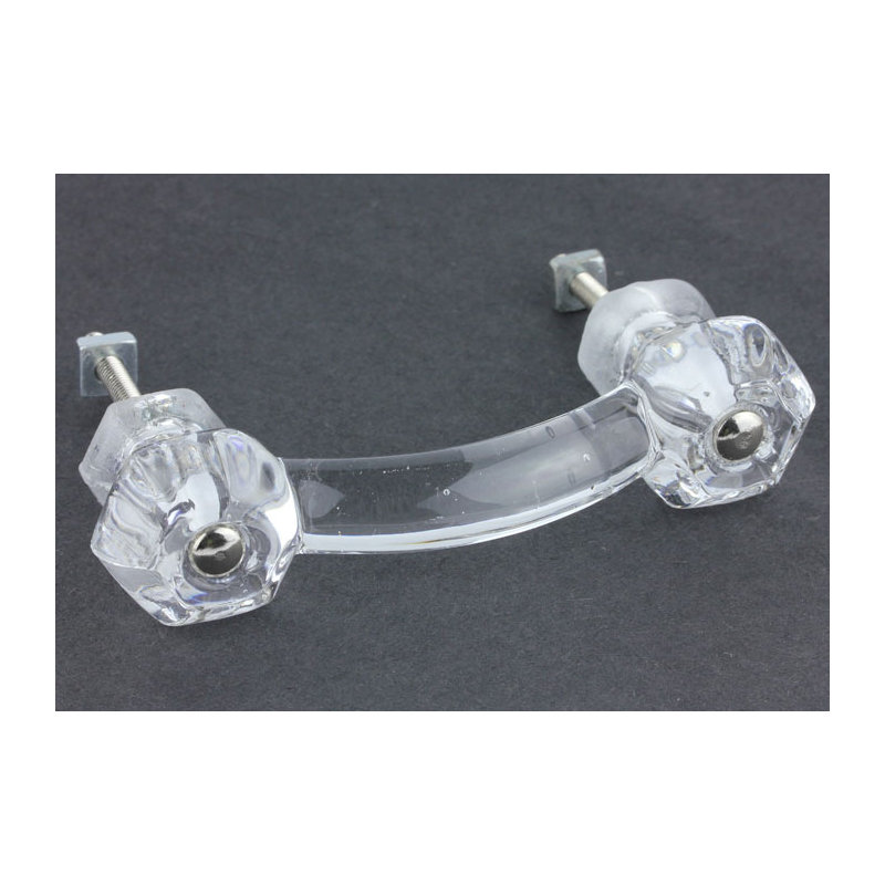 3" Center to Center Accent Pull, Clear
