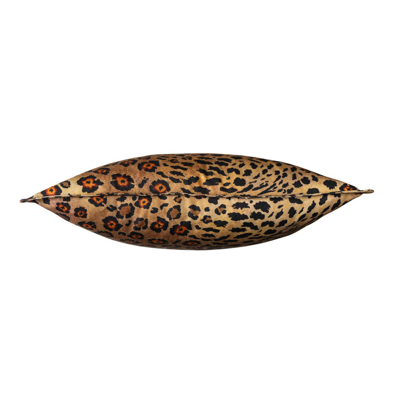 Safari Spot Pillow - Linen, Gold