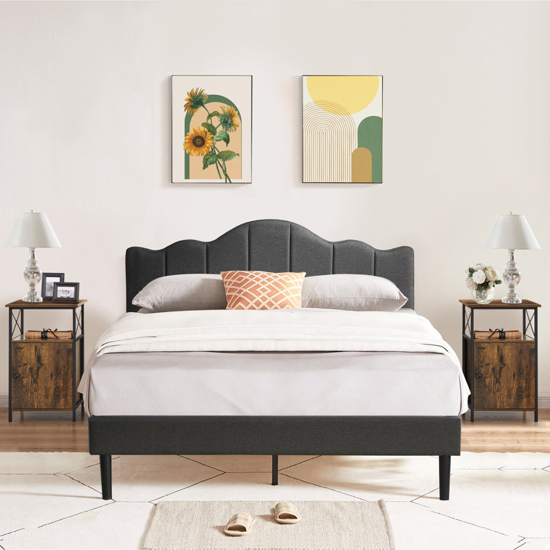 Ensemble de chambre à coucher Kempst, Double, Marron