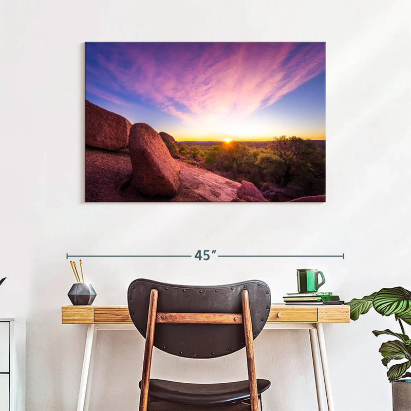 Alvord Enchanting Sunrise, H 26 po x l 39 po