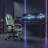 Green Adult-Sized Fabric Gaming Chair With A High-Back Ergonomic Design, Featuring A Footrest, Adjustable Headrest, And Massage Lumbar Support; 90-155° Free Tilt.