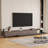 78.7" Expandable Telescopic Tv Cabinet Deep Walnut