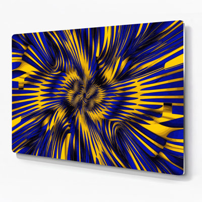 Art mural bleu op Op 9