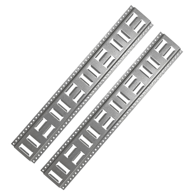 Snap-Loc Ultimate E-Track 32 Inch Usa Galvanized Steel Horizontal Vertical, Logistic Tie-Down For Pickups, Trucks, Trailers (2-Pack)