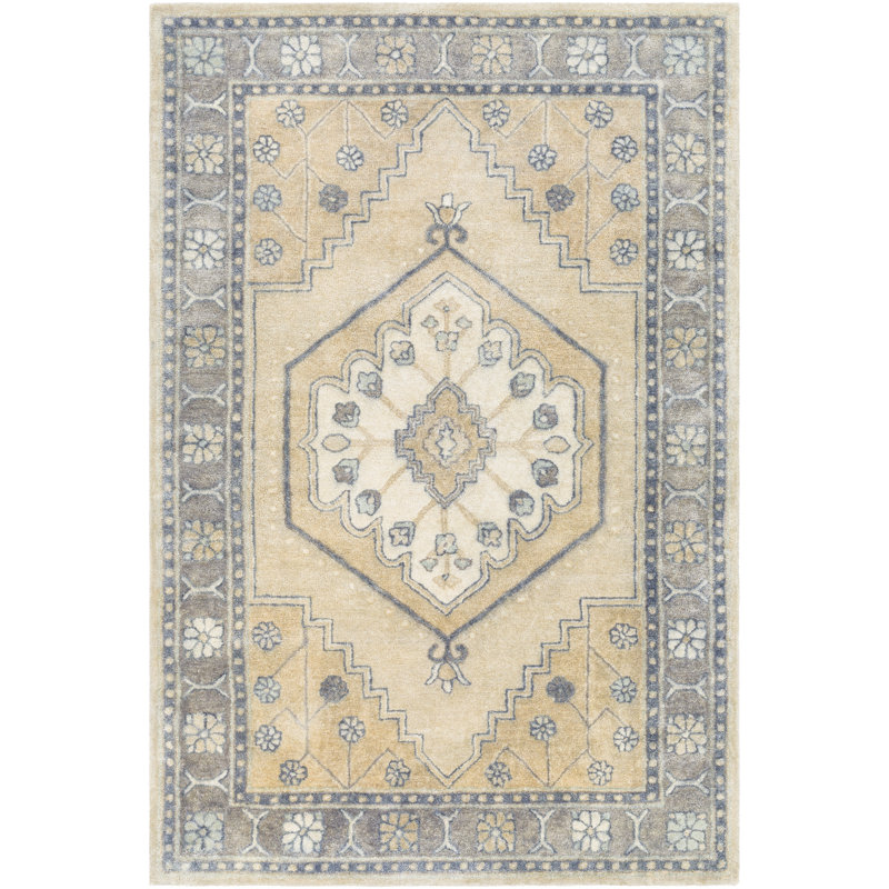 Hiers Oriental Indoor Rug, Rectangle 2' x 3'