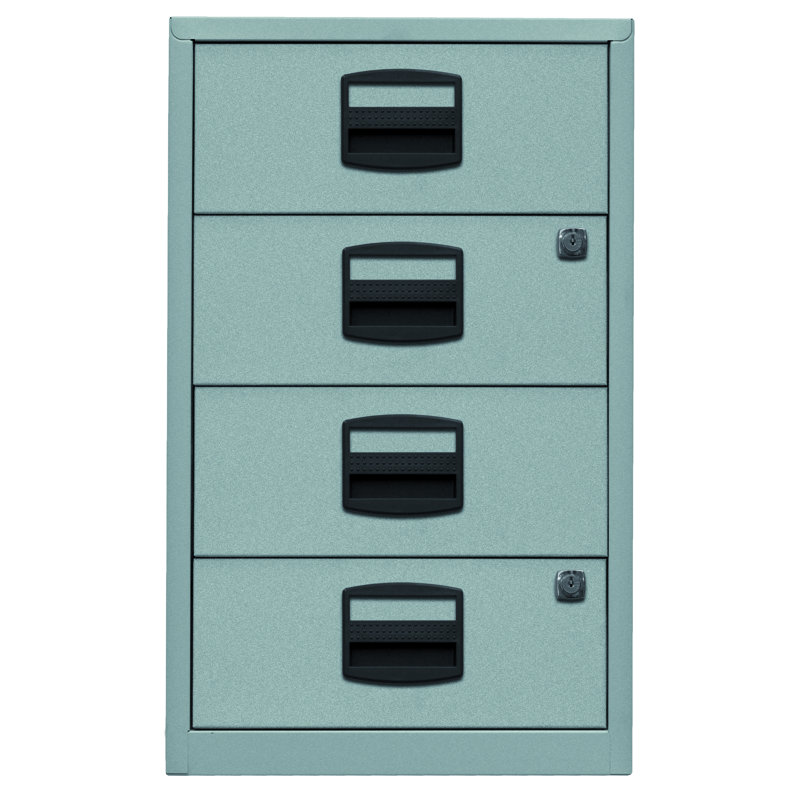 Pfa 41.3cm Wide 4 -Drawer File Cabinet, Silver