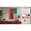 Four Colour Geometry Geometric - Wrapped Canvas-624533513-624533519