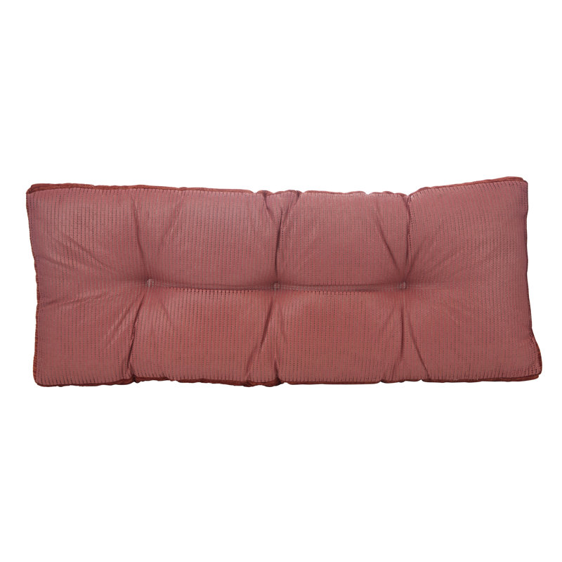 Coussin de banc antidérapant 35 po x 14 po x 3 po, Rouge