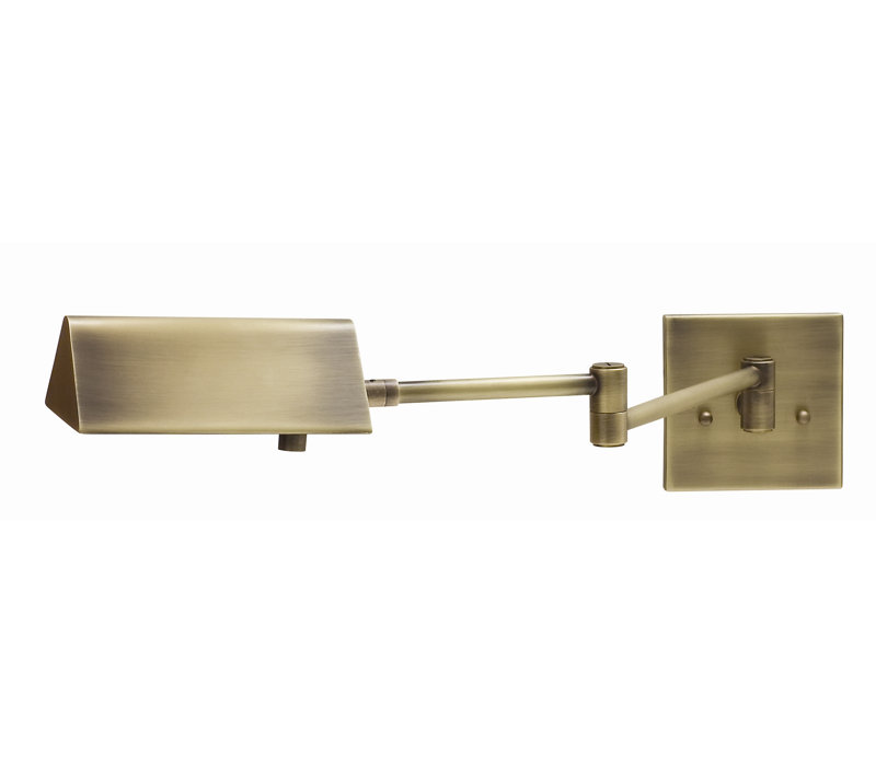 Lampe avec bras pivotant Zachary, Laiton antique
