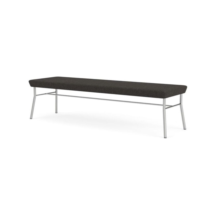 Lesro Banc en métal Mystic, Argent, Bleu fumé Archetype