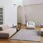 Volute Wool Abstract Area Rug in Silver-1205243391