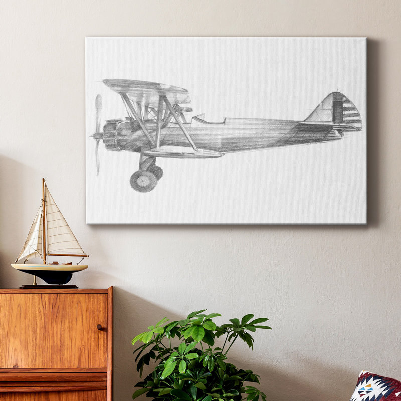 " Technical Flight I ", 8" H x 12" W x 1" D