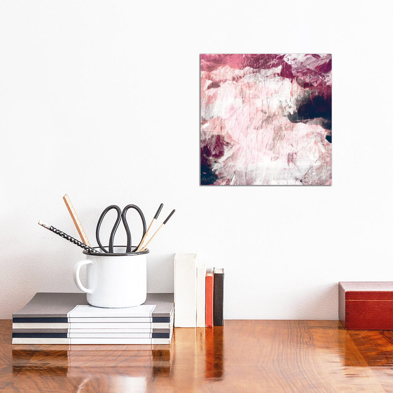 Abstract Roses - Wrapped Canvas Painting, 30.48 cm H x 30.48 cm W