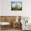 Art mural sur toile flottant encadré noir Wee Cottage par Graffi * Tee-698972850-698972851