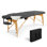 Table de massage CAPHAUS pliable en mousse à mémoire de forme de 84 po avec pieds réglables, 28 po / 32 po de largeur, noir / mauve