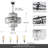 Black Luxury Crystal Chandelier