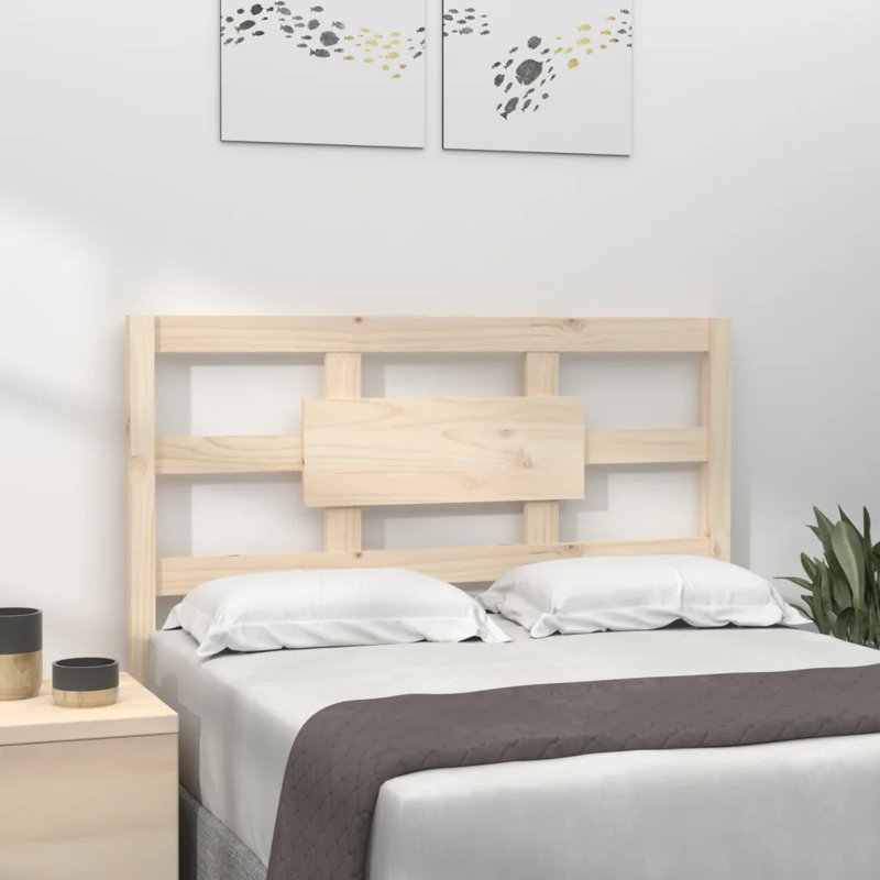 Oakhaven Solid Wood Slat Headboard, Double (4'6), Honey Brown
