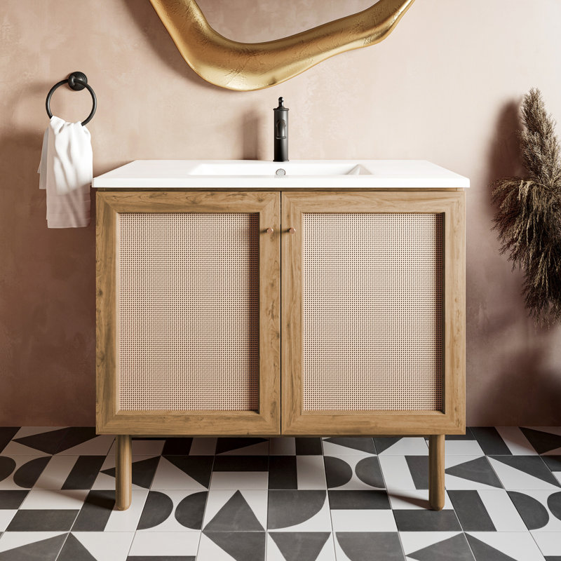 Meuble-lavabo de 36 po Classe - armoire seulement, Chêne Toppan