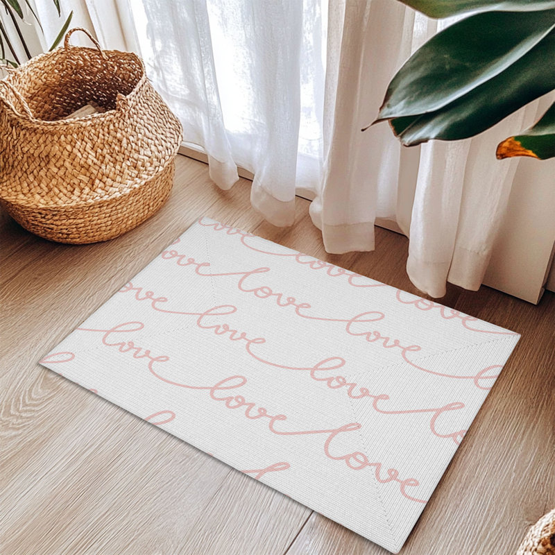 Tapis tressé Love Line Whispers, Rectangulaire 3 pi x 5 pi