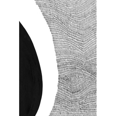 Noir et blanc abstrait II