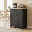 Buffet avec tablette réglable, armoire de rangement pour la salle à manger, la cuisine et le salon