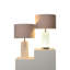 Lydia 22.83" Nickel/White Table Lamp