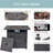Brenon 9 - Person Outdoor Seating Group with Fire Pit with Cushions-1991303176