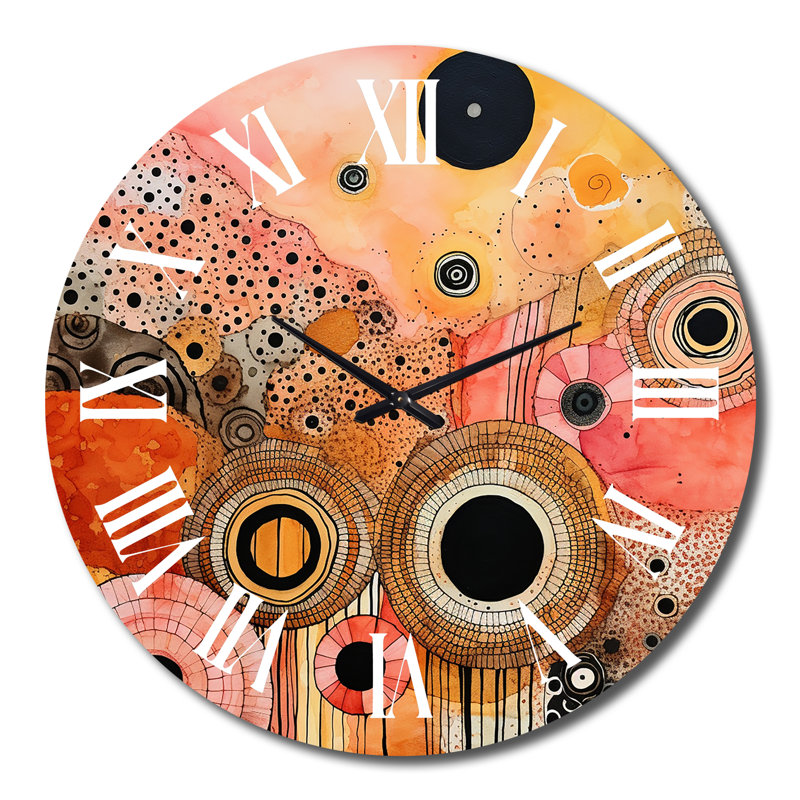 Horloge murale en métal, Très grand