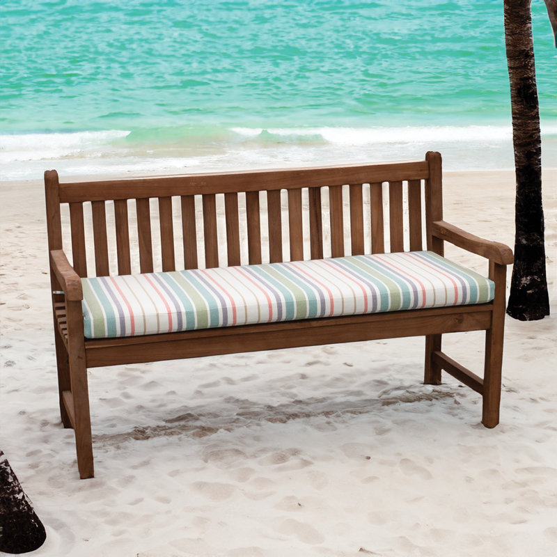 TB Bench Tommy Bahama 1 - Piece Outdoor Seat Cushion, 48"W x 16"L