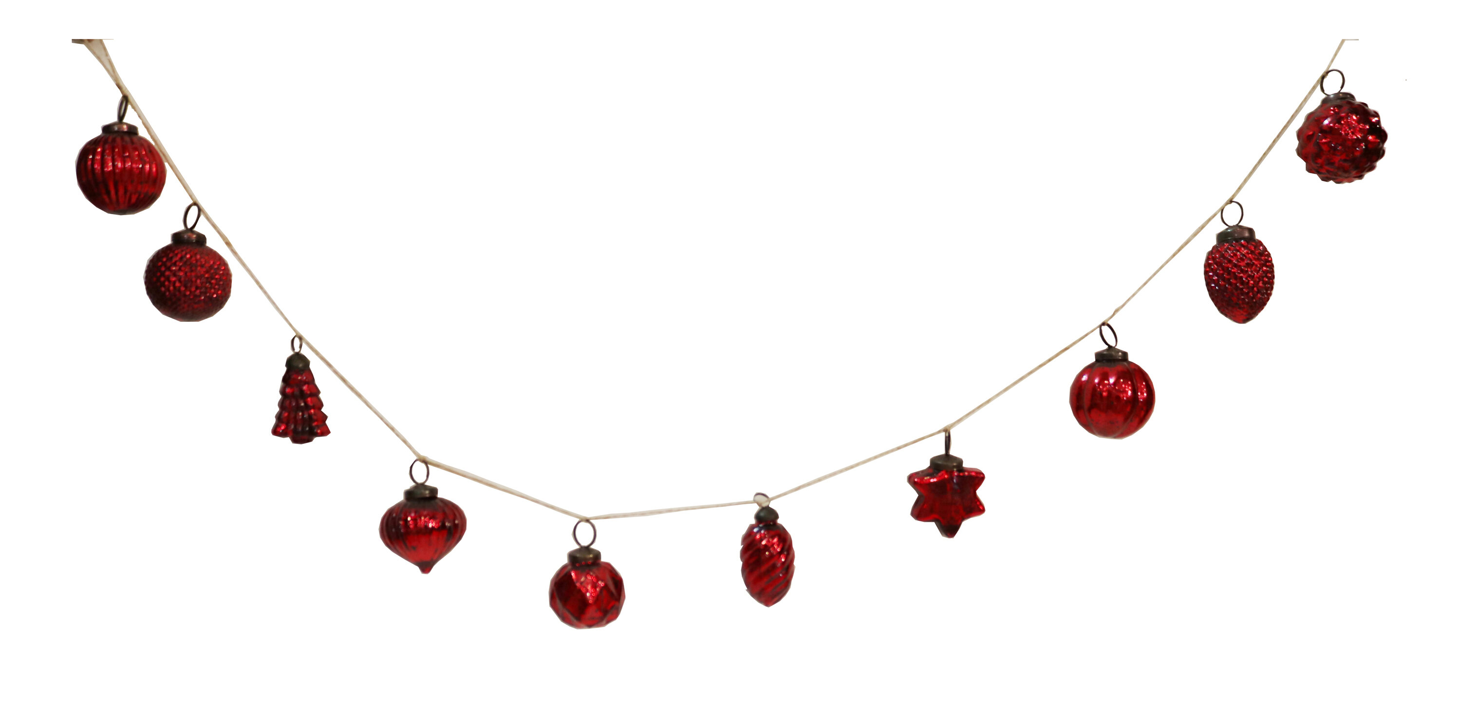 48 Crystal Novelty Christmas & Party Garland