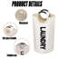 Fabric Laundry Basket with Handles-1103028485
