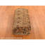 Tapis brun en laine noué à la main 8 pi 3 po x 11 pi 5 po Tabriz