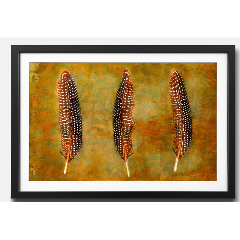 Streetart One Two Three - Single Picture Frame Print, 64cm H x 84cm W x 2.2cm D