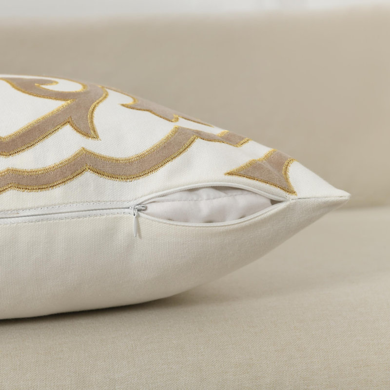 Throw Pillow, Beige
