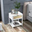 Table de chevet en bois manufacturé Crossville