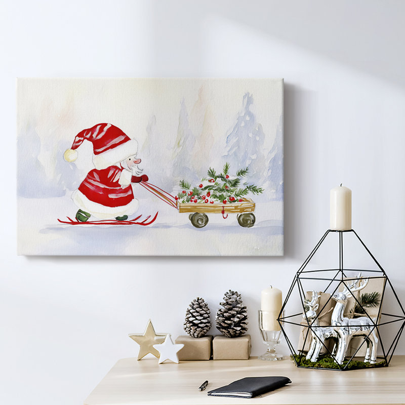 Christmas Holiday Arts - Toile tendue avec châssis, H 16 po x l 24 po
