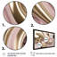 Subtil sophistication en rose exquis et doré - reproduction sur toile-87324842-87324843