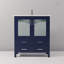 Meuble-lavabo de salle de bain 30 po X P 18,25 po D, dessus en céramique blanche et ensemble de robinet-1497383387