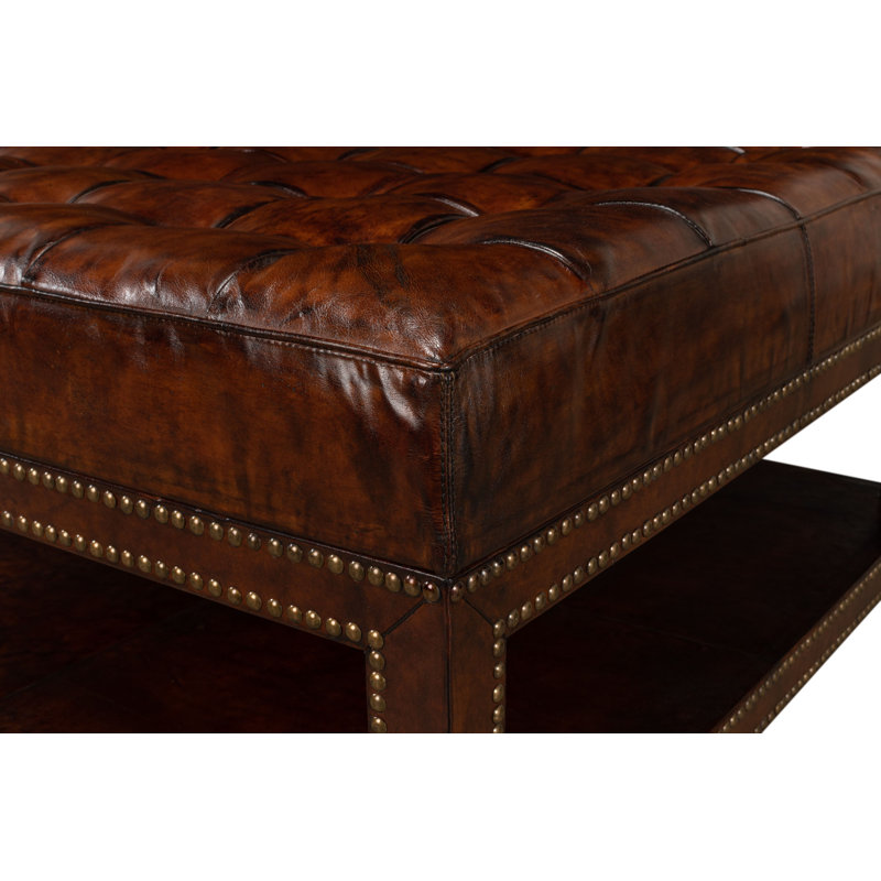 Vintage Square Ottoman