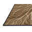 Tapis brun lavable à la machine-381395836
