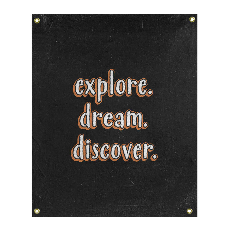 Polyester Tapestry, 80" H x 59" W, Orange