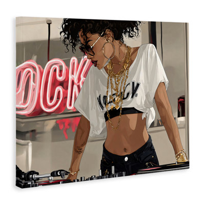 Toile Rock Rock Neon, musique par Franklyn Gregory